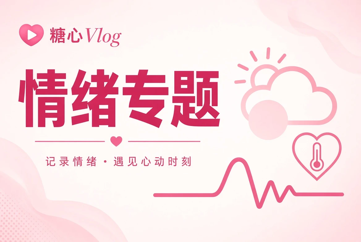 心情笺｜糖心Vlog主题插画