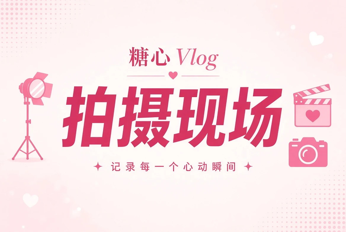 片场簿｜糖心Vlog主题插画